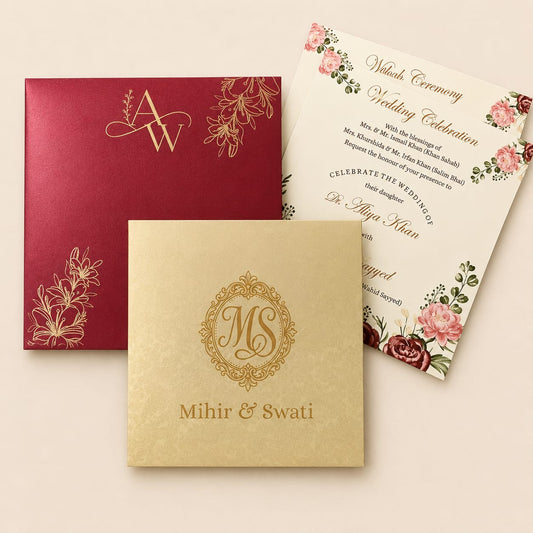 Premium Floral Wedding Invitation | SS - 2024