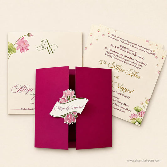 Floral Designer Wedding Invitation | SS - 2026