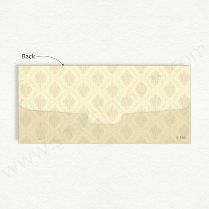 Beautiful Floral Cash Envelope With Peacock | G-43