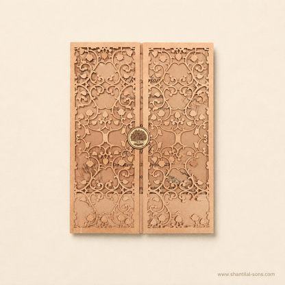 Laser Cut Floral Wedding Invitation |SS-80158