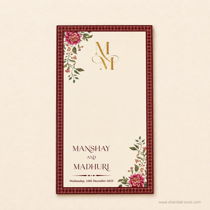 Floral Wedding Invitation |SS-8211