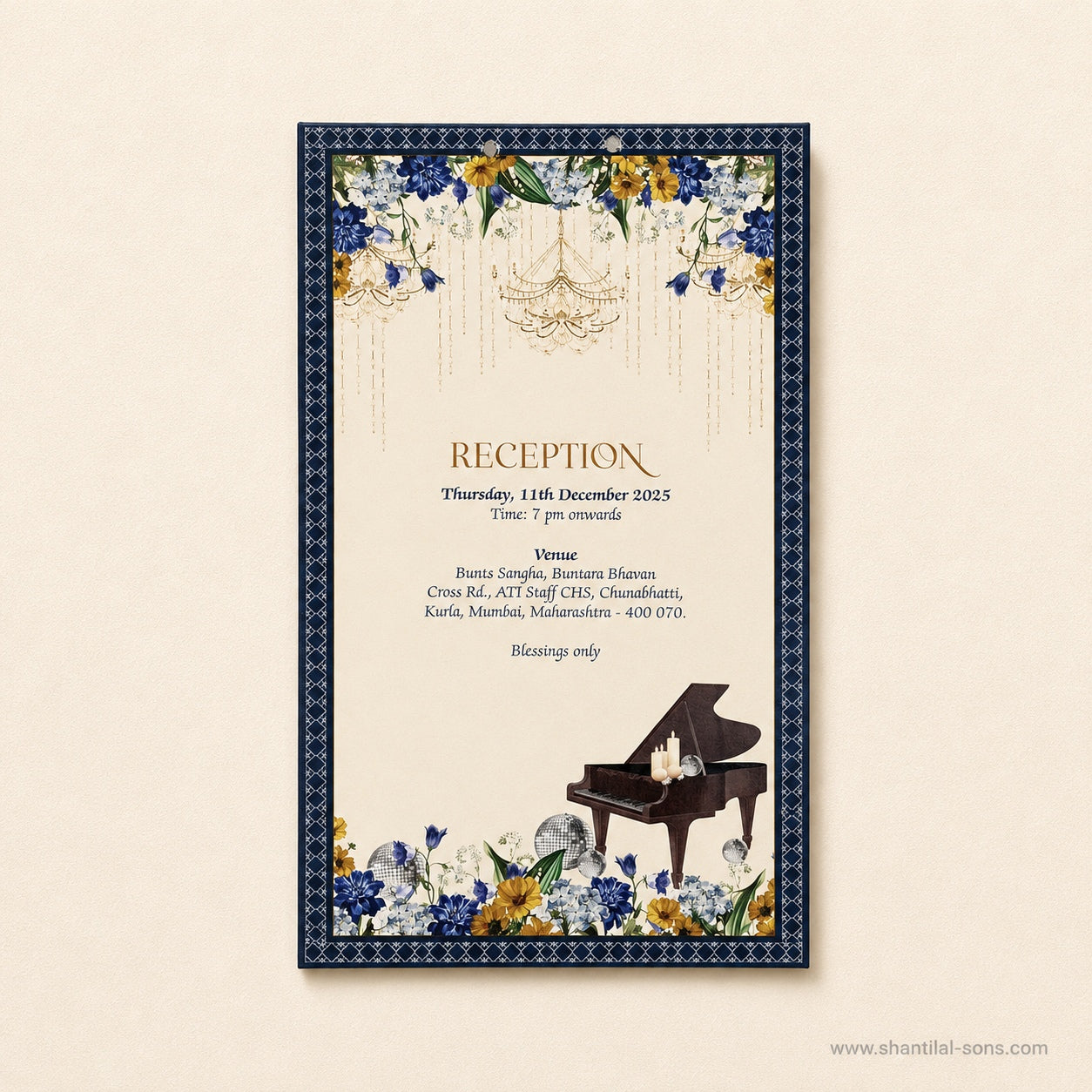 Floral Wedding Invitation |SS-8211