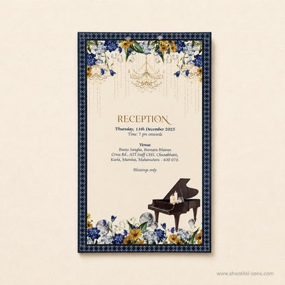 Floral Wedding Invitation |SS-8211