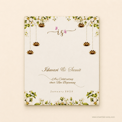 Pastel Botanical Wedding Invitation | SS-9046