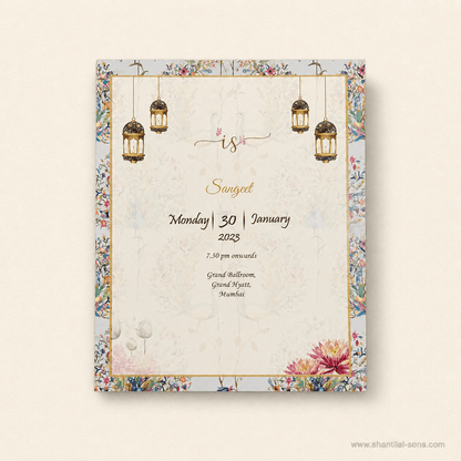 Pastel Botanical Wedding Invitation | SS-9046