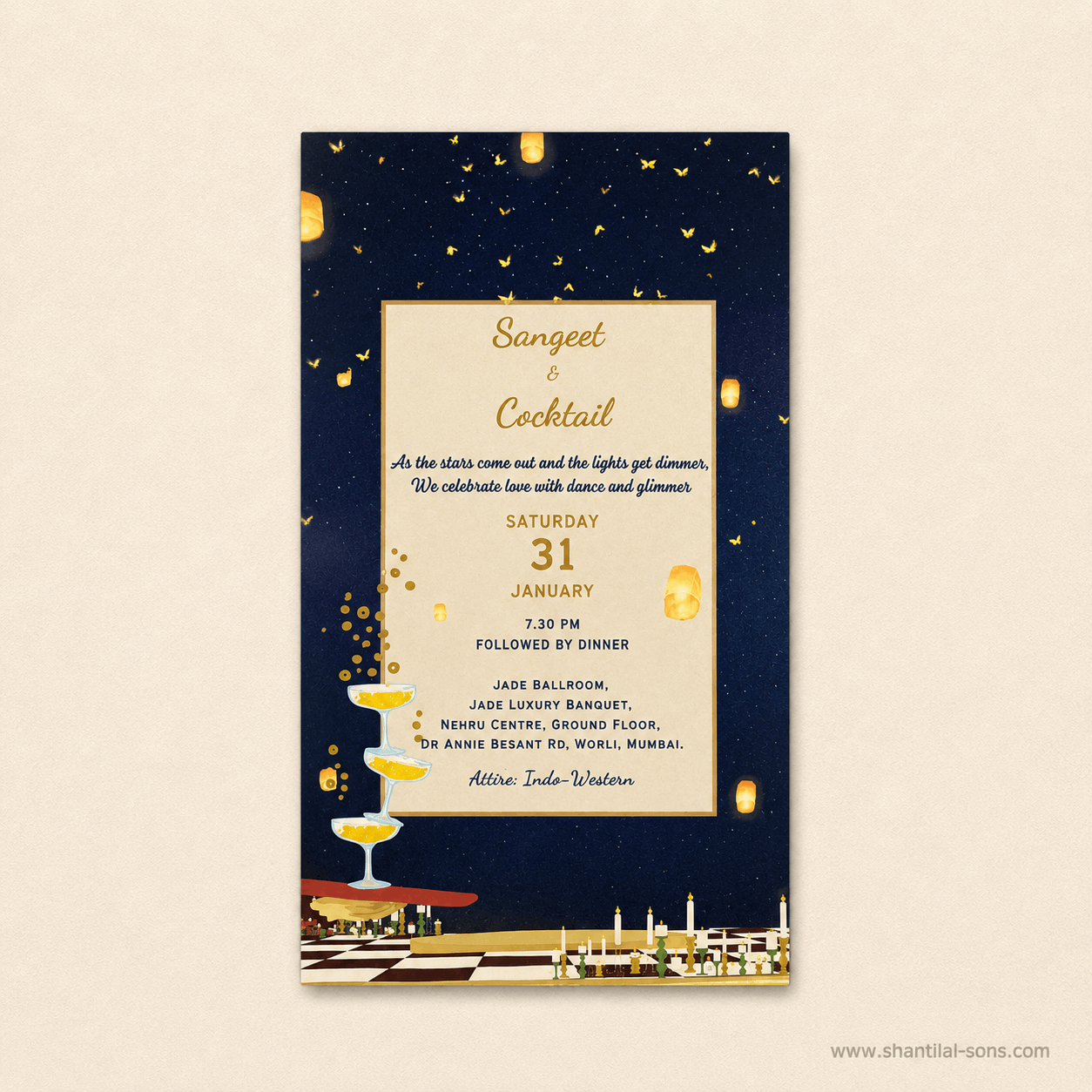 Pastel Lotus Wedding Invitation | SS-8210