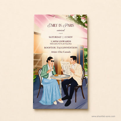 Beach Wedding Invitation |SS-8209