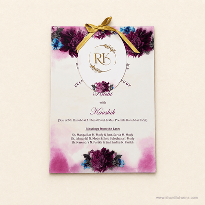 Premium Floral Wedding Invitation |SS-80159