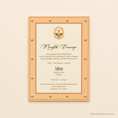 Floral Multi Event Wedding Invitation Set | SS-2011