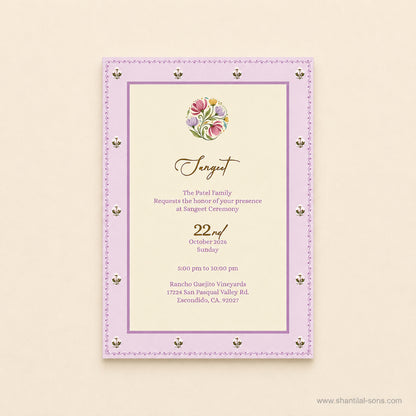 Floral Multi Event Wedding Invitation Set | SS-2011