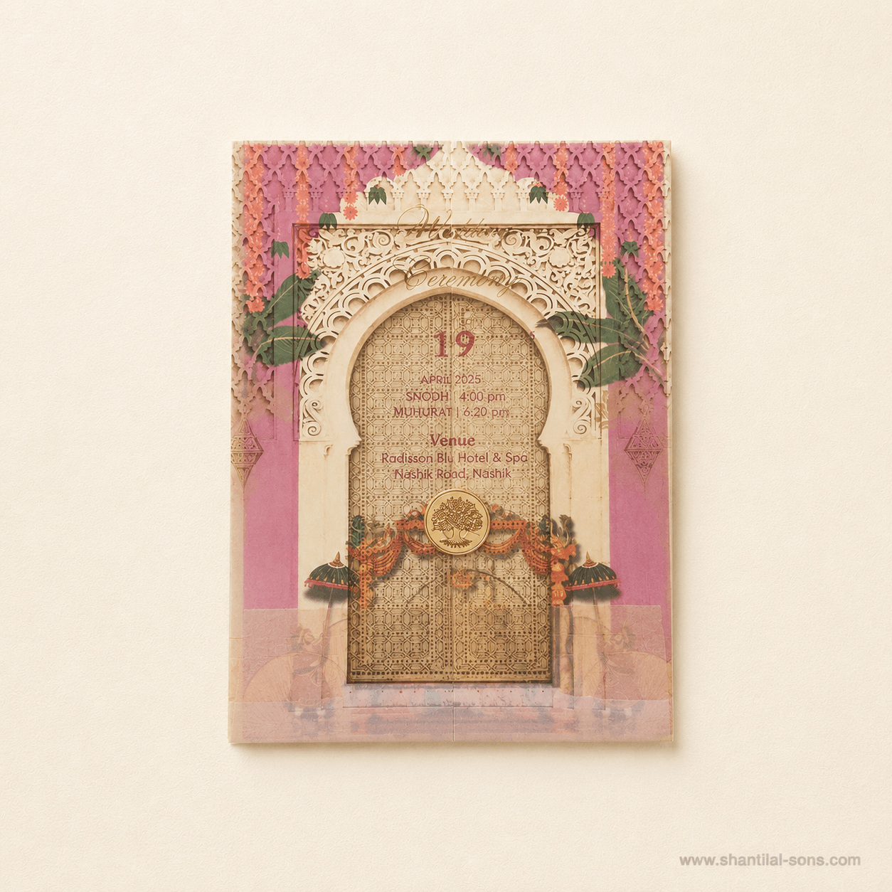 Royal Heritage Wedding Invitation Folder | SS-8134