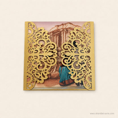 Laser Cut Heritage Wedding Invitation |SS-8108
