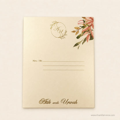 Watercolour Floral Wedding Invitation | SS-8095