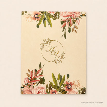 Watercolour Floral Wedding Invitation | SS-8095