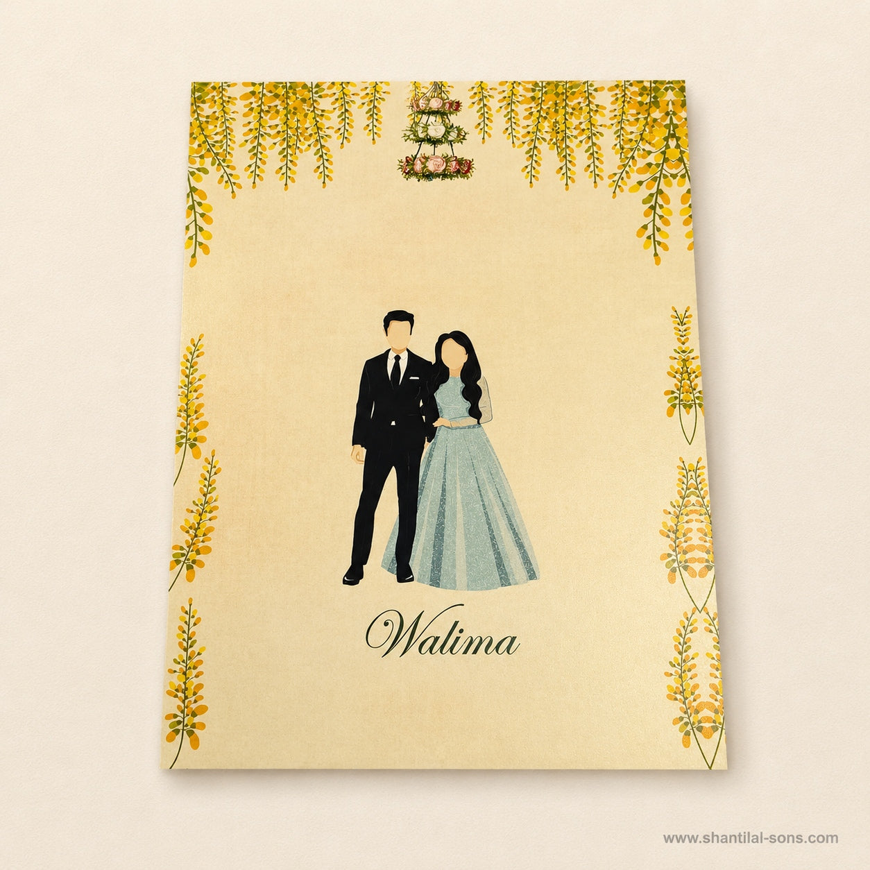 Watercolour Floral Wedding Invitation | SS-8095