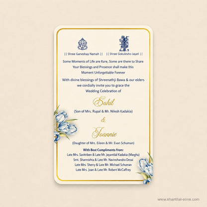 Elegant Tulip Wedding Invitation |SS-80171