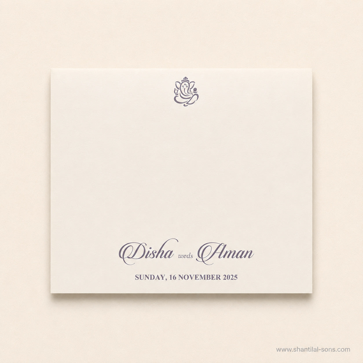 Elegant Wax Seal Wedding Invitation |SS-80170