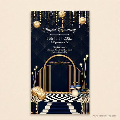 Pastel Floral Wedding Invitation Folder | SS-8142