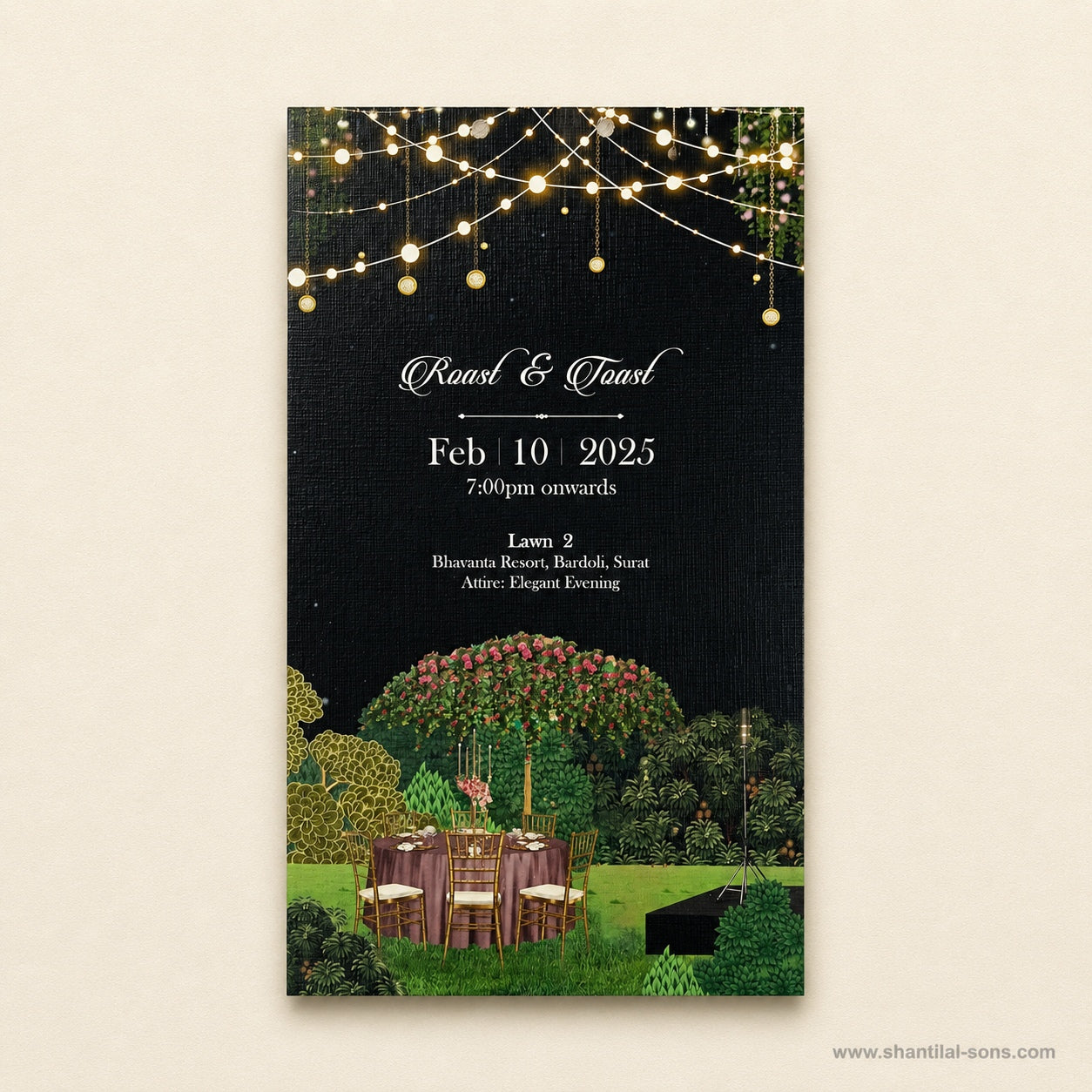 Pastel Floral Wedding Invitation Folder | SS-8142