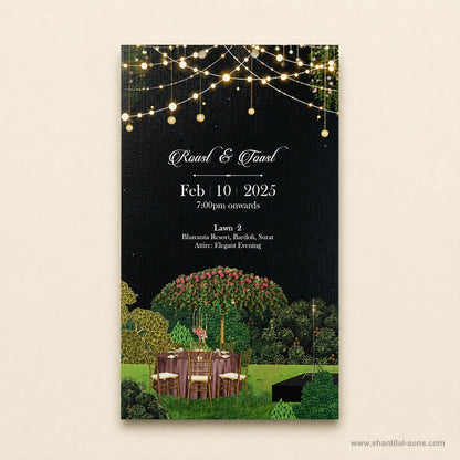Pastel Floral Wedding Invitation Folder | SS-8142