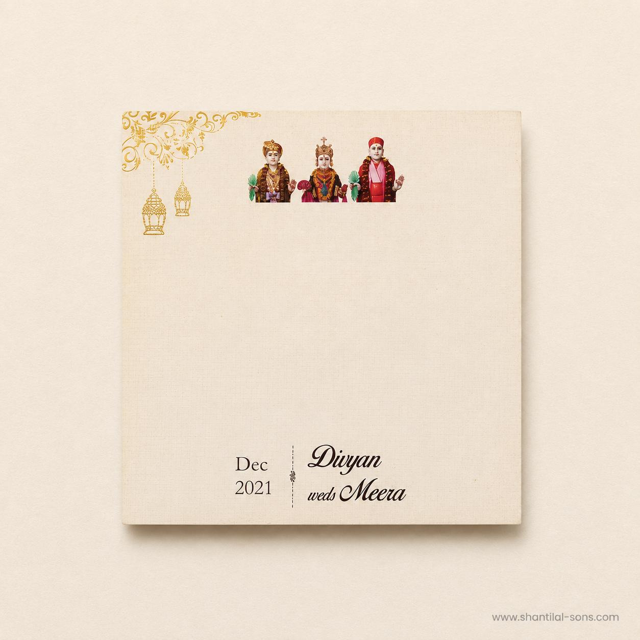 Royal Traditional Wedding Invitation |SS-8086