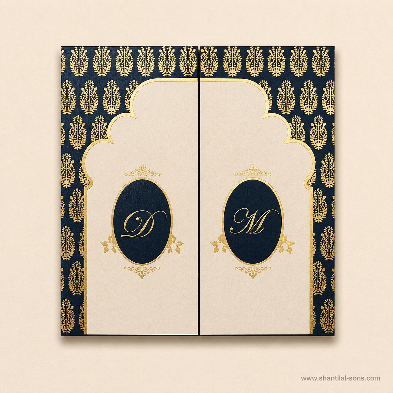 Royal Traditional Wedding Invitation |SS-8086