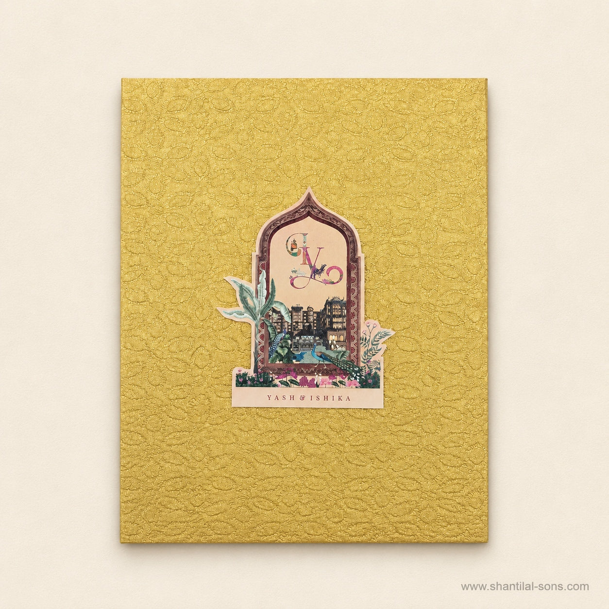 Heritage Folder Wedding Invitation |SS-2008