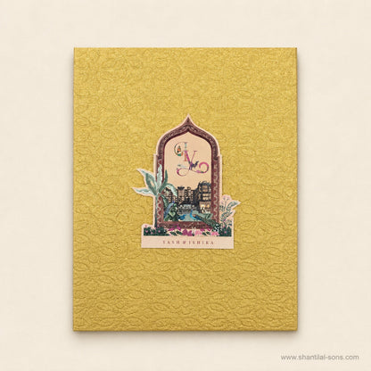 Heritage Folder Wedding Invitation |SS-2008