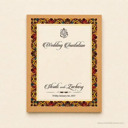 Heritage Folder Wedding Invitation |SS-2007