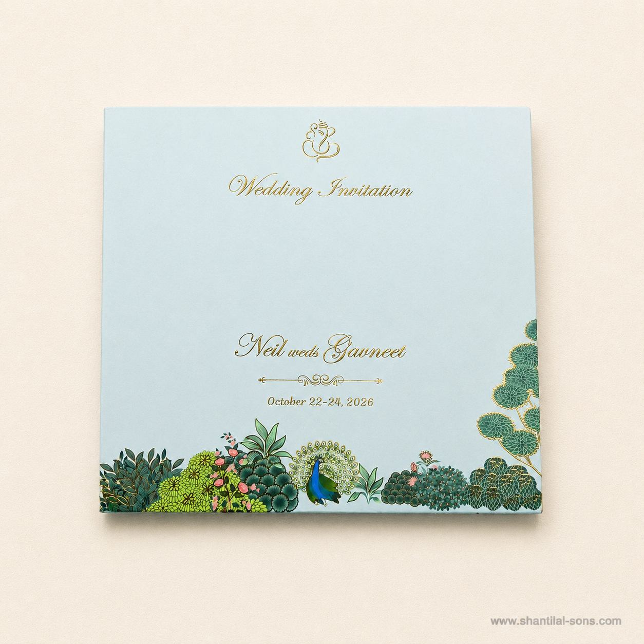 Pastel Garden Wedding Invitation |SS-8204