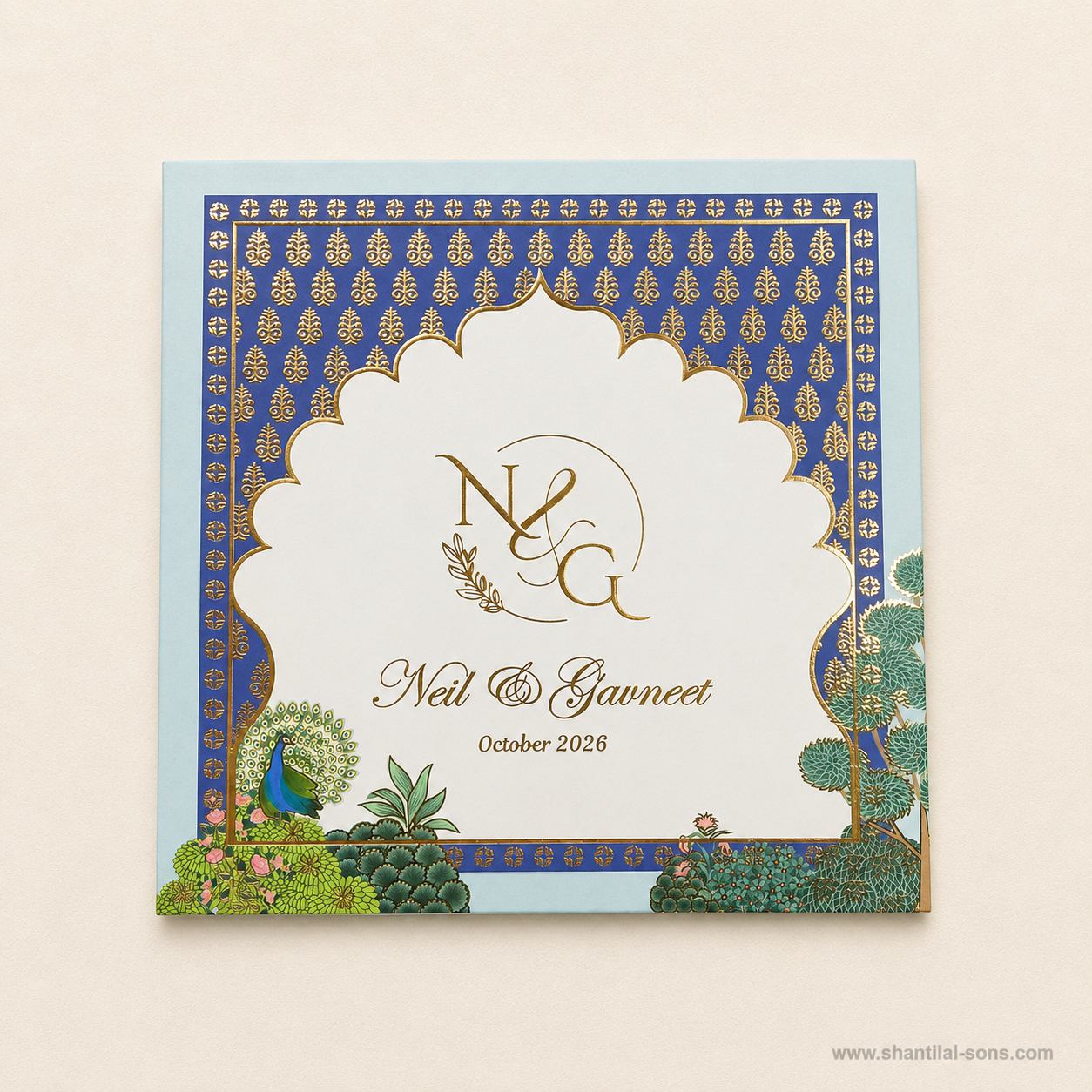 Pastel Garden Wedding Invitation |SS-8204