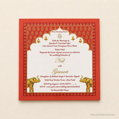 Pastel Garden Wedding Invitation |SS-8204