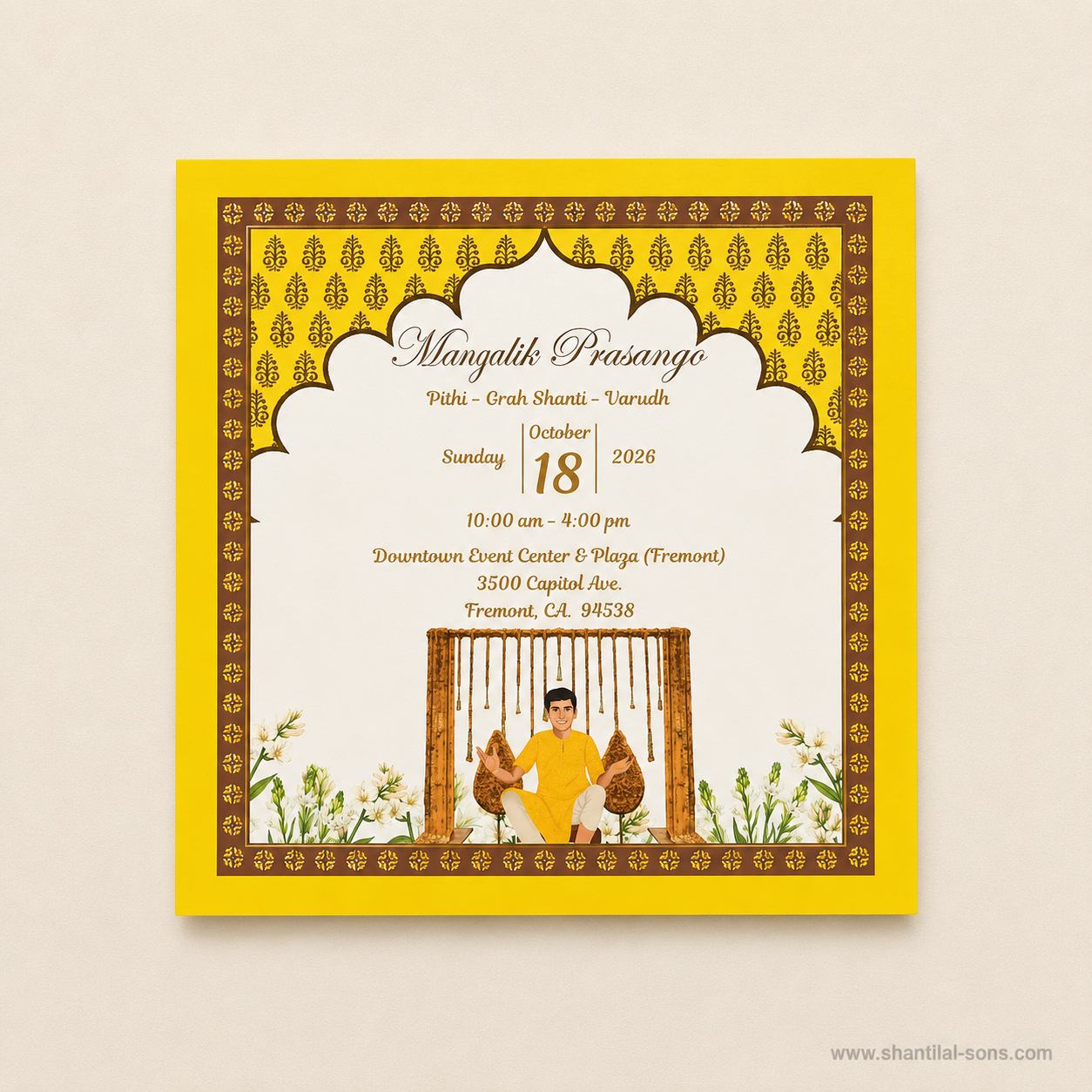 Pastel Garden Wedding Invitation |SS-8204