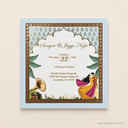 Pastel Garden Wedding Invitation |SS-8204