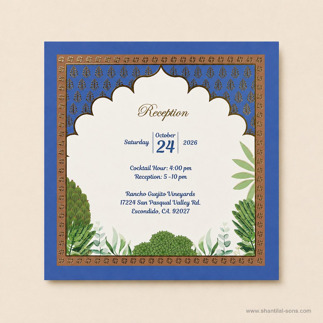 Pastel Garden Wedding Invitation |SS-8204