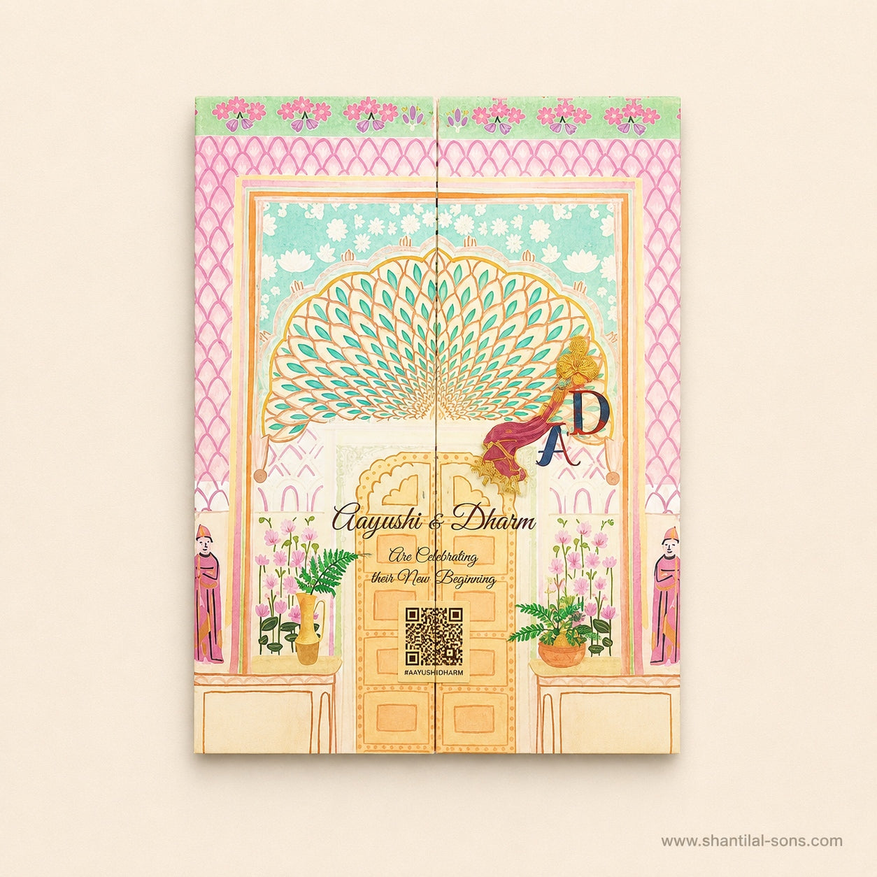 Pastel Palace Wedding Invitation | SS-8023