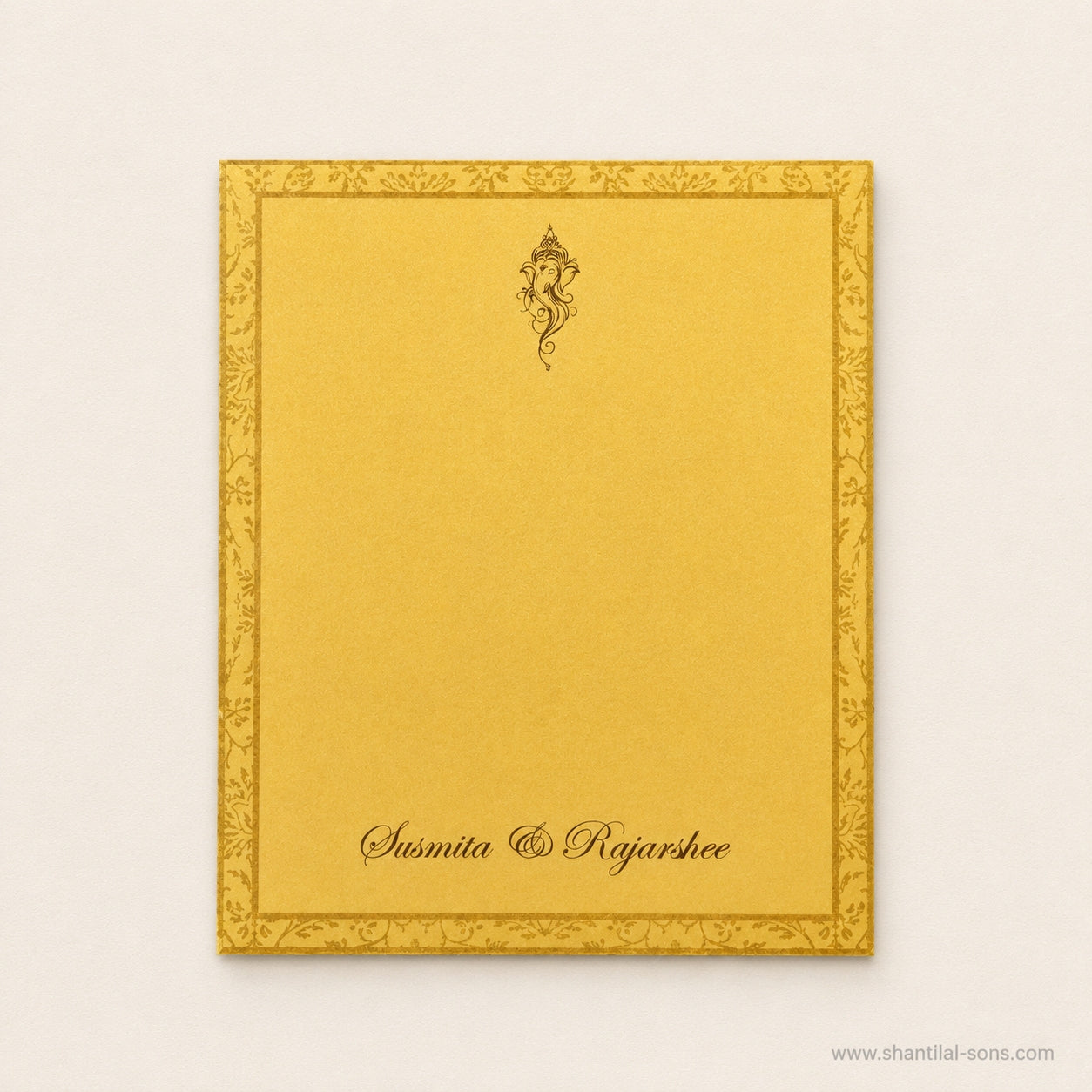 Folk Art Wedding Invitation Card |SS-8205