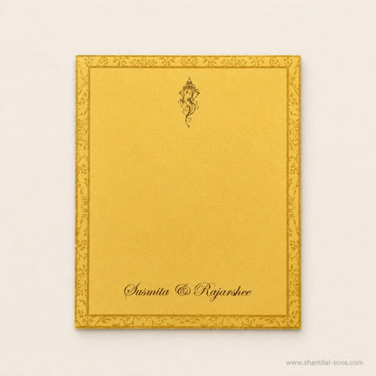 Folk Art Wedding Invitation Card |SS-8205