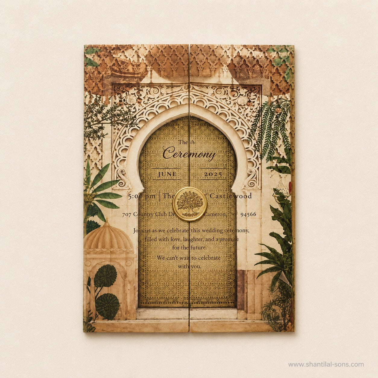 Royal Garden Wedding Invitation | SS-80168