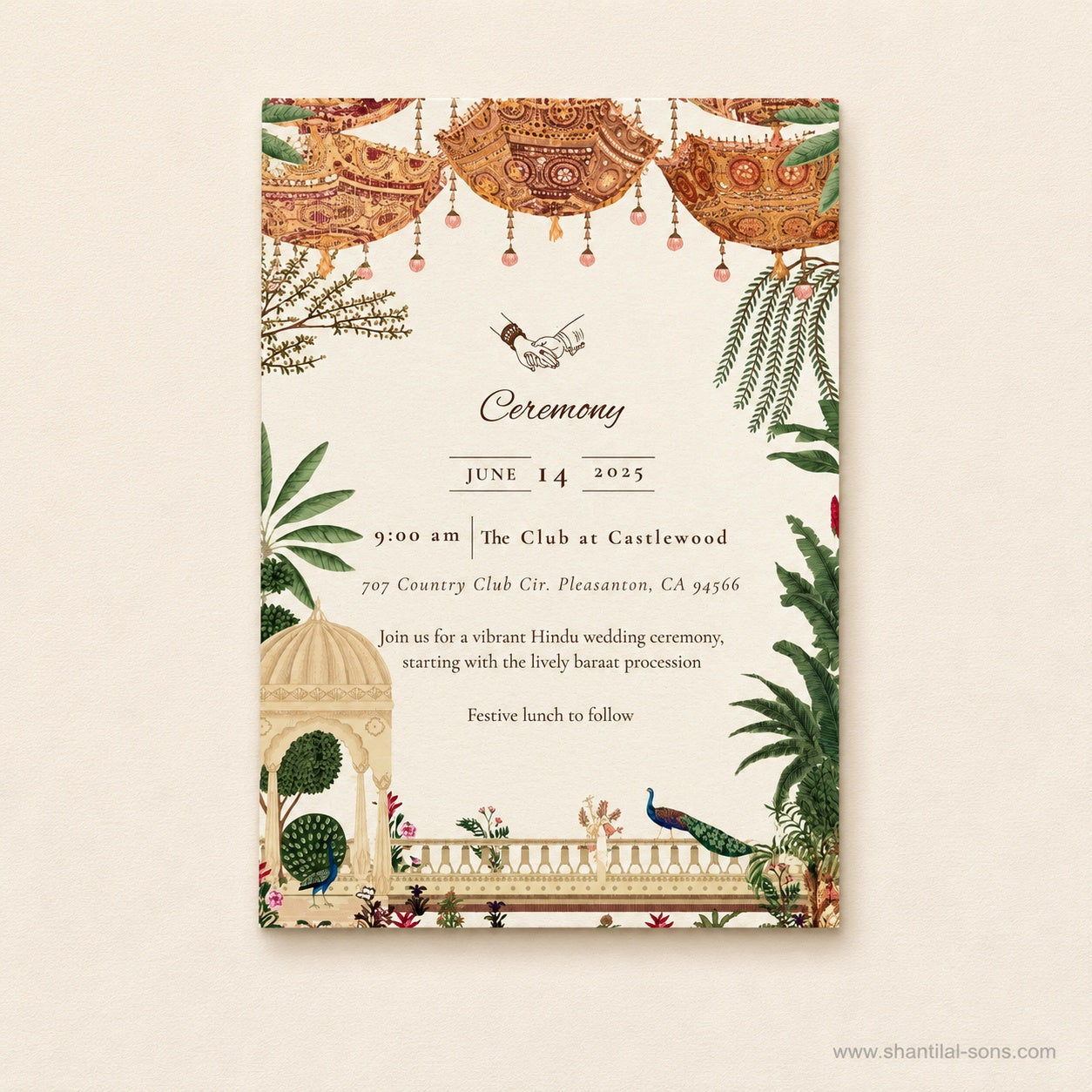 Royal Garden Wedding Invitation | SS-80168