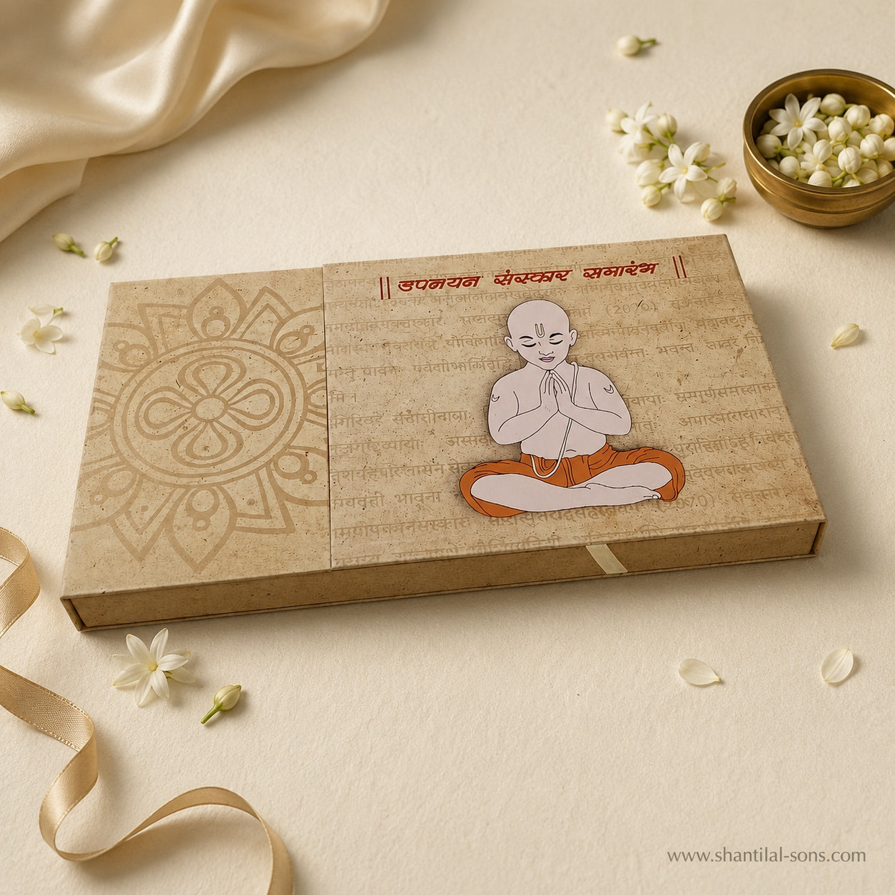 Traditional Scroll Wedding Invitation | SS-3505