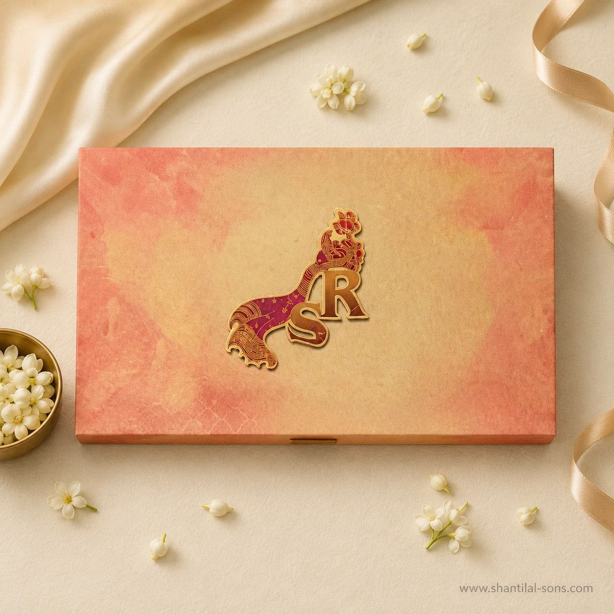 Traditional Wedding Invitation Gift Box | SS-3508