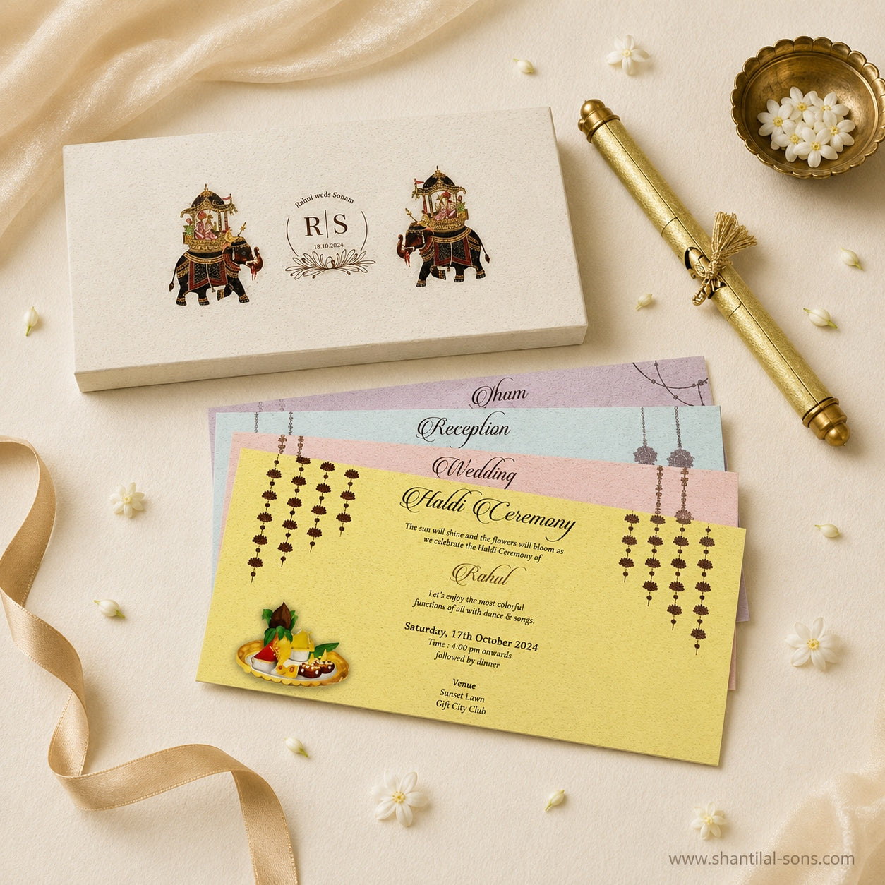 Royal Heritage Wedding Invitation | SS-8093