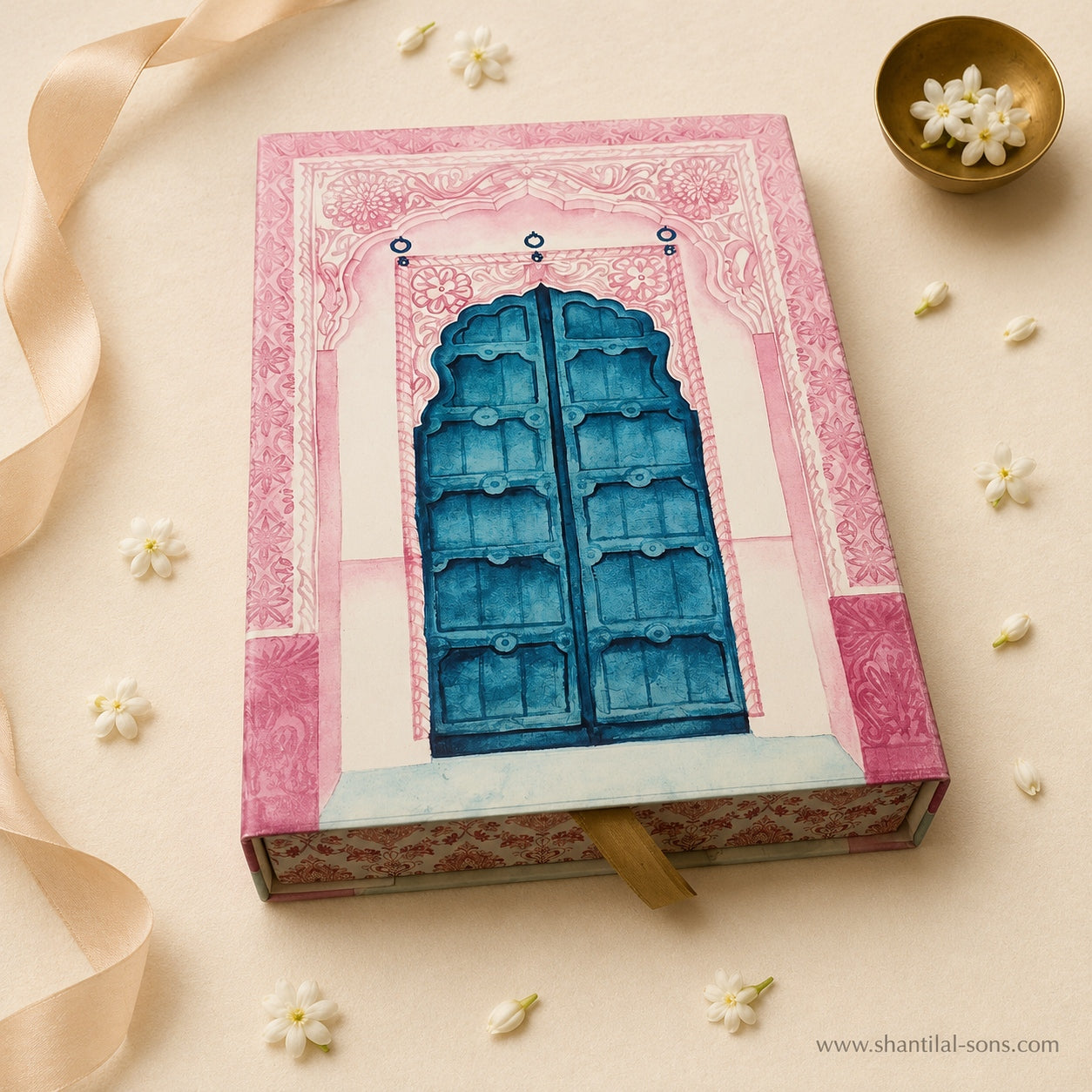 Pastel Heritage Wedding Invitation Folder | SS-8096
