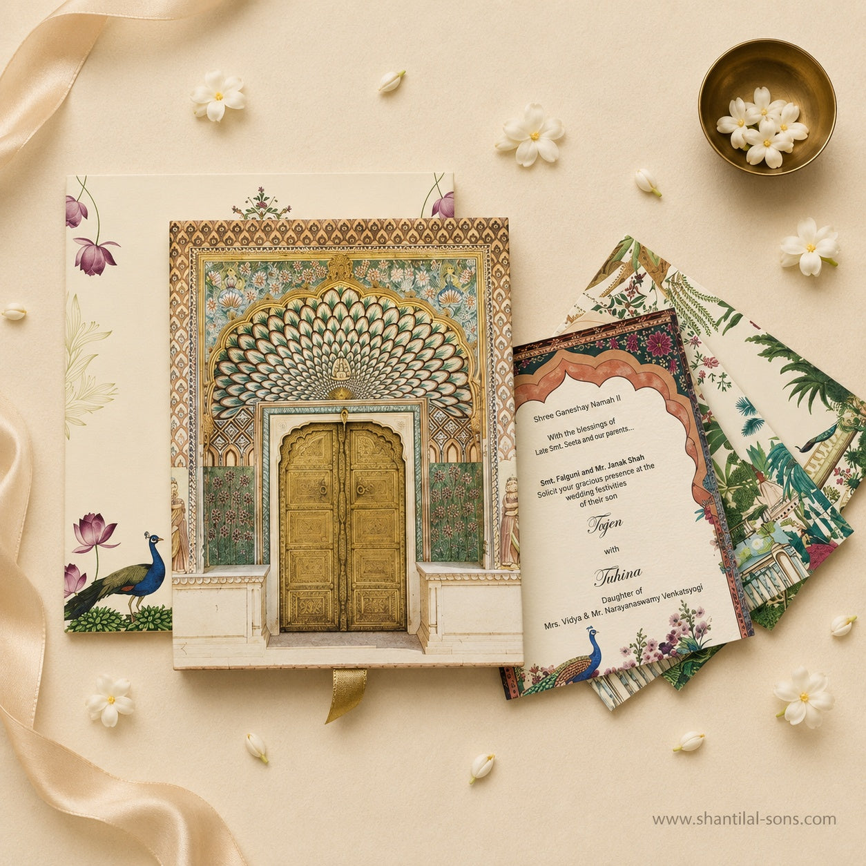 Heritage Wedding Invitation Box | SS-8098
