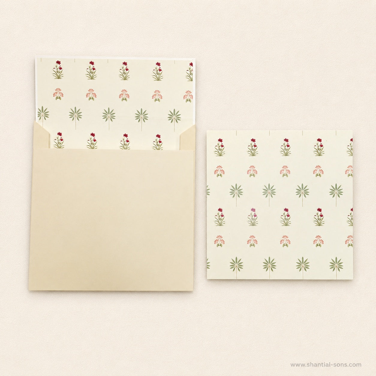 Elegant Cream Wedding Invitation |SS-2027