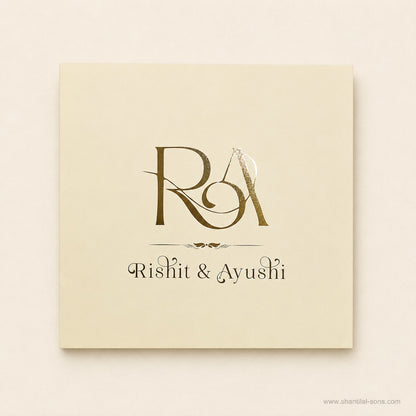 Elegant Cream Wedding Invitation |SS-2027