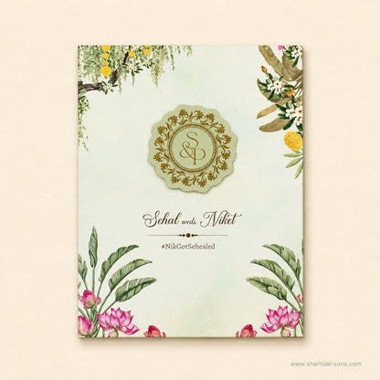 Pastel Floral Wedding Invitation |SS-8207