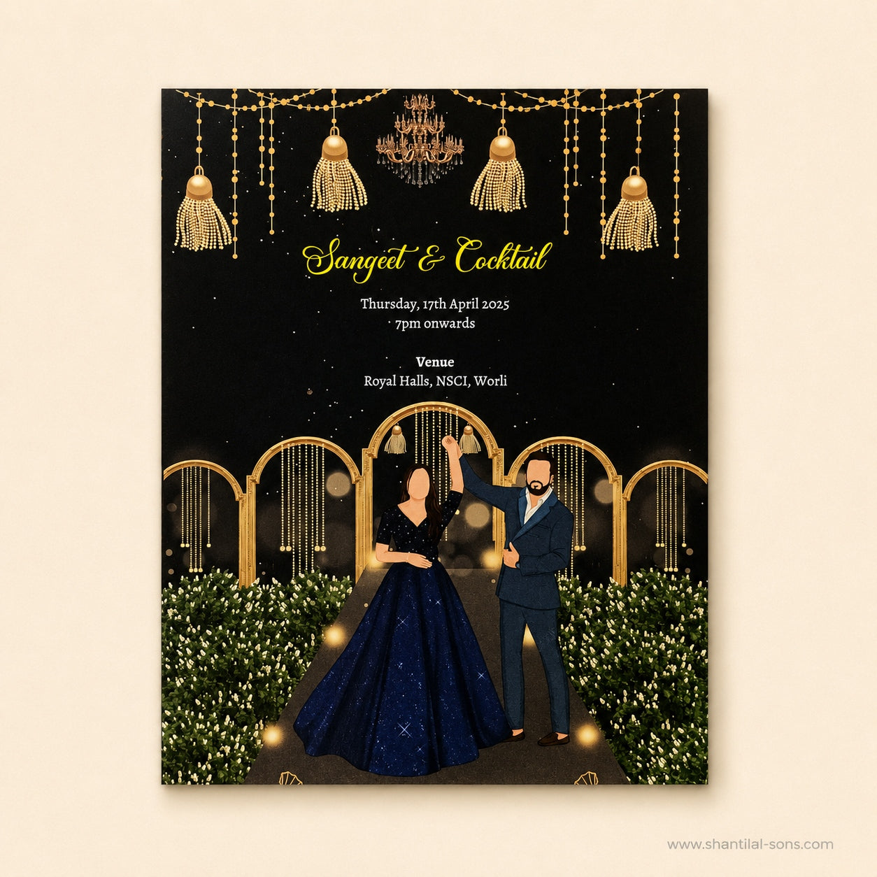 Pastel Floral Wedding Invitation |SS-8207