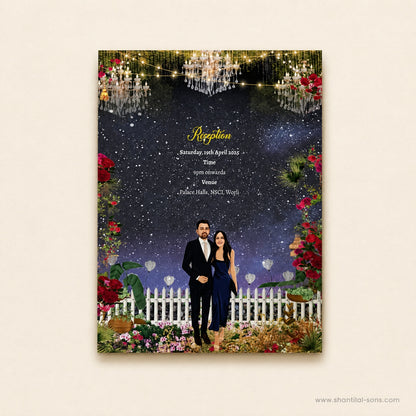 Pastel Floral Wedding Invitation |SS-8207